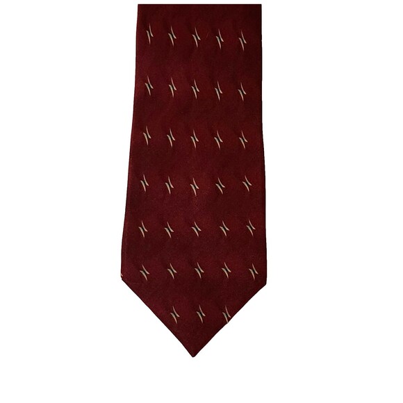 Bill Blass Other - NEO Bill Blass Mens 100% Silk Neck Tie 4"x58.5" Burgundy Red